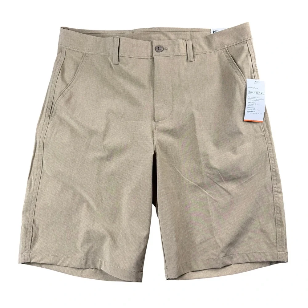 Old Navy Active Mens 33 Built-In Flex Khaki Hybrid Shorts 10